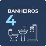 casa com 4 banheiros em barra do jacuípe